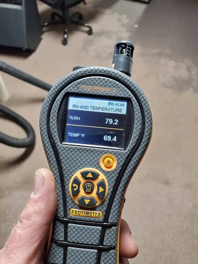 Moisture meter humidity assessment for Fire & Smoke Damage Restoration in Redwood City